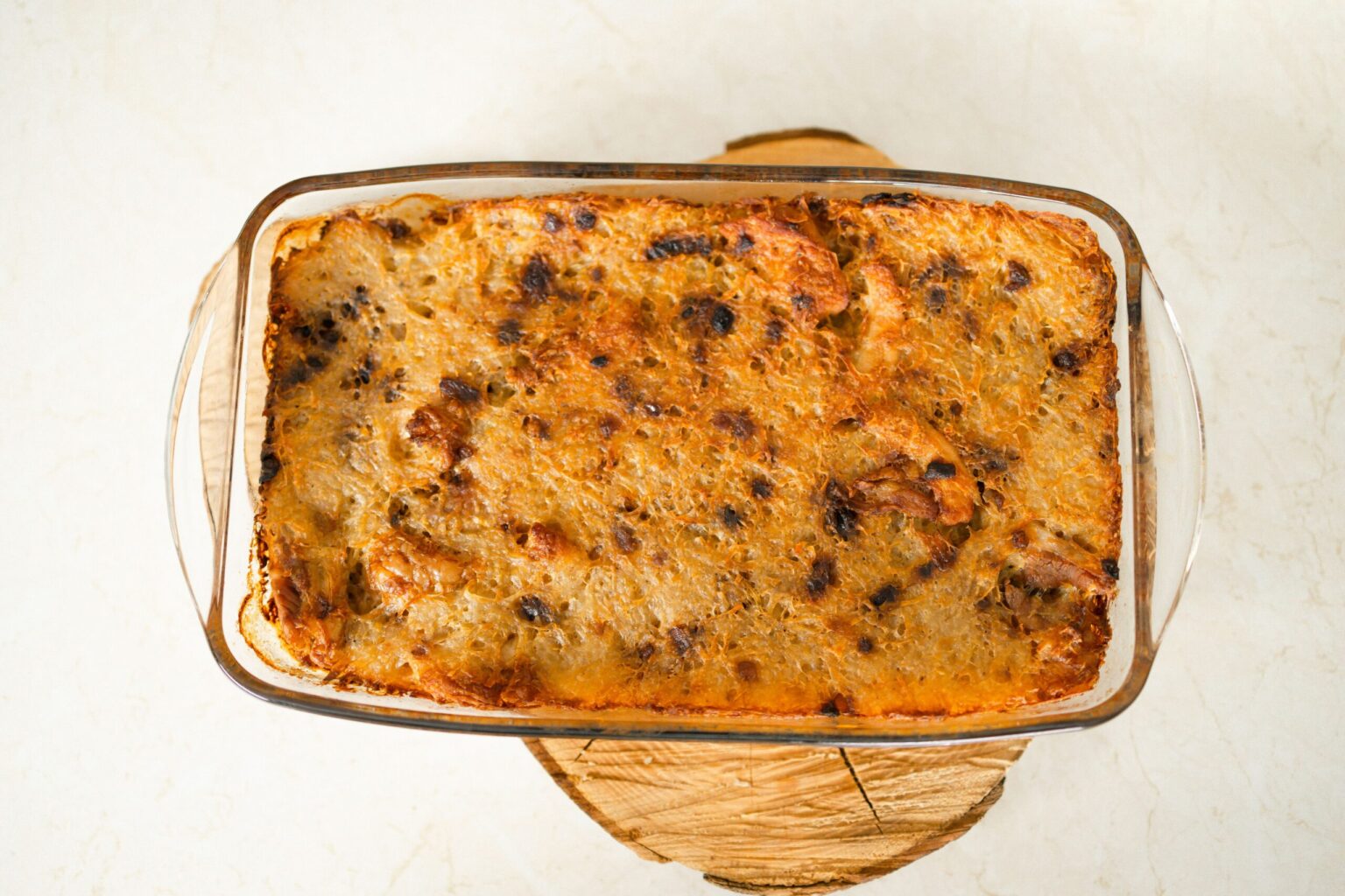zapiekanka z pieczarkami